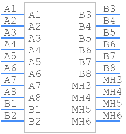 6116522-2 - TE Connectivity - PCB symbol
