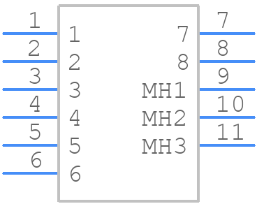23C12D-40ML5 - Rosenberger - PCB symbol