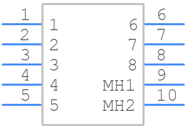 615108150221R - Würth Elektronik - PCB symbol