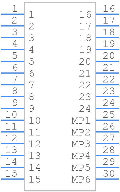 216701-0249 - Molex - PCB symbol