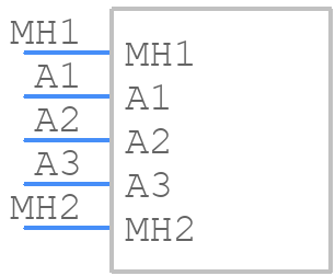 LCC17A3W3PE2N0 - Amphenol - PCB symbol