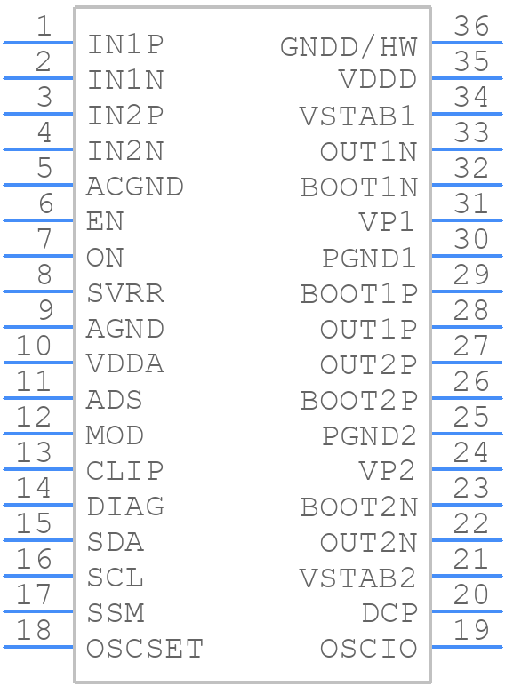 TDF8597TH - NXP - PCB symbol