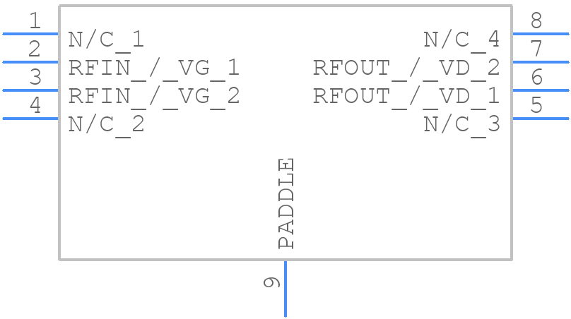 NPTB00004B - MACOM - PCB symbol