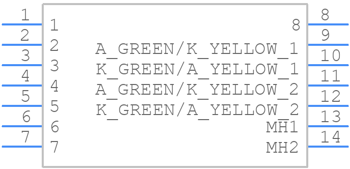 2501550-4 - TE Connectivity - PCB symbol