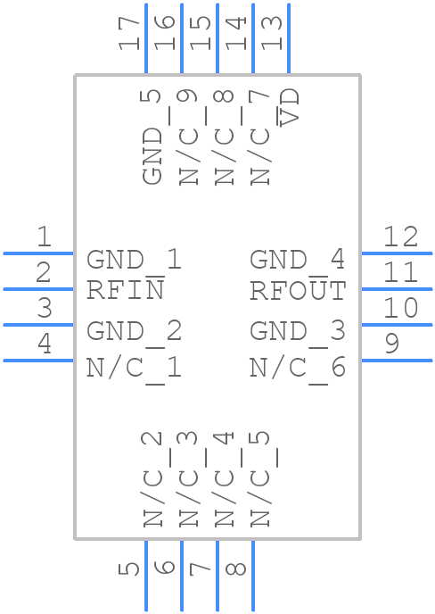 MAAL-011111 - MACOM - PCB symbol