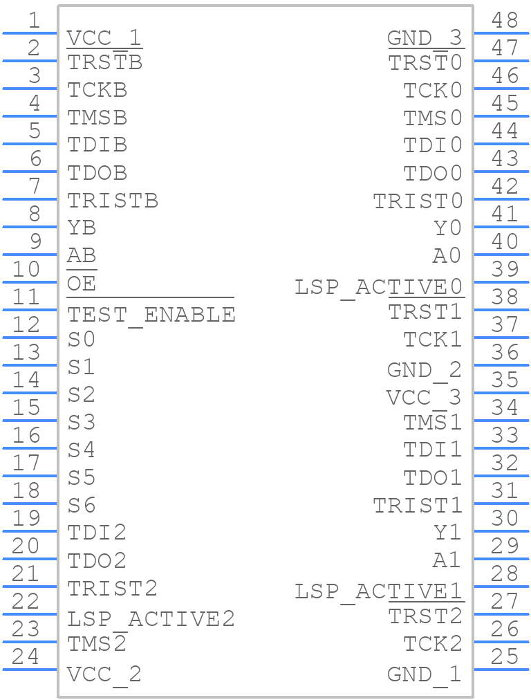SCANSTA111MTX/NOPB - Texas Instruments - PCB symbol