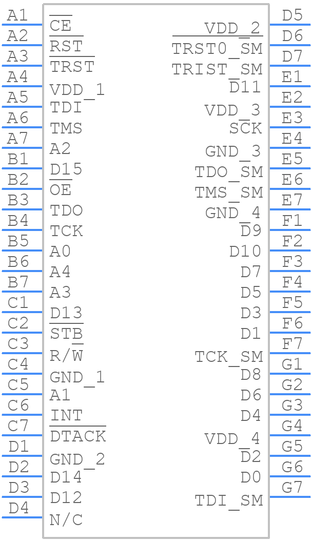 SCANSTA101SMX - Texas Instruments - PCB symbol