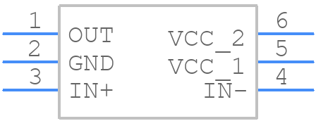 MAX9010EXT+ - Analog Devices - PCB symbol