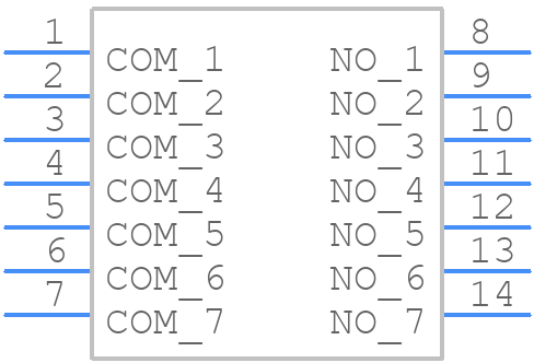 NDP-07V - Diptronics - PCB symbol