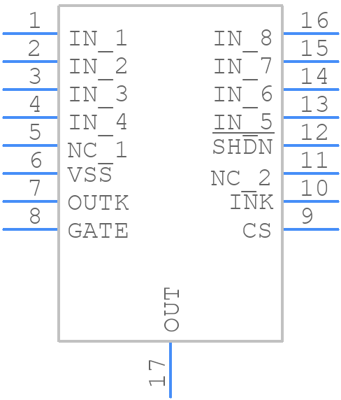 LTC4376CDHD#PBF - Analog Devices - PCB symbol