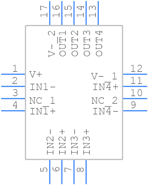 TLV1814RTER - Texas Instruments - PCB symbol