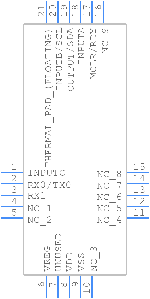 IQS318101QFR - Azoteq - PCB symbol