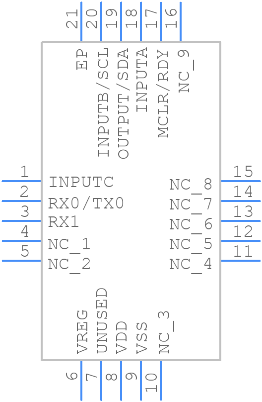 IQS318100QFR - Azoteq - PCB symbol