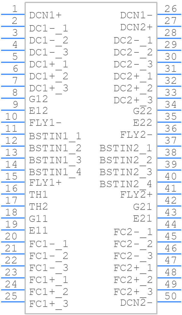 NXH500B100H7Q2F2PHG - onsemi - PCB symbol
