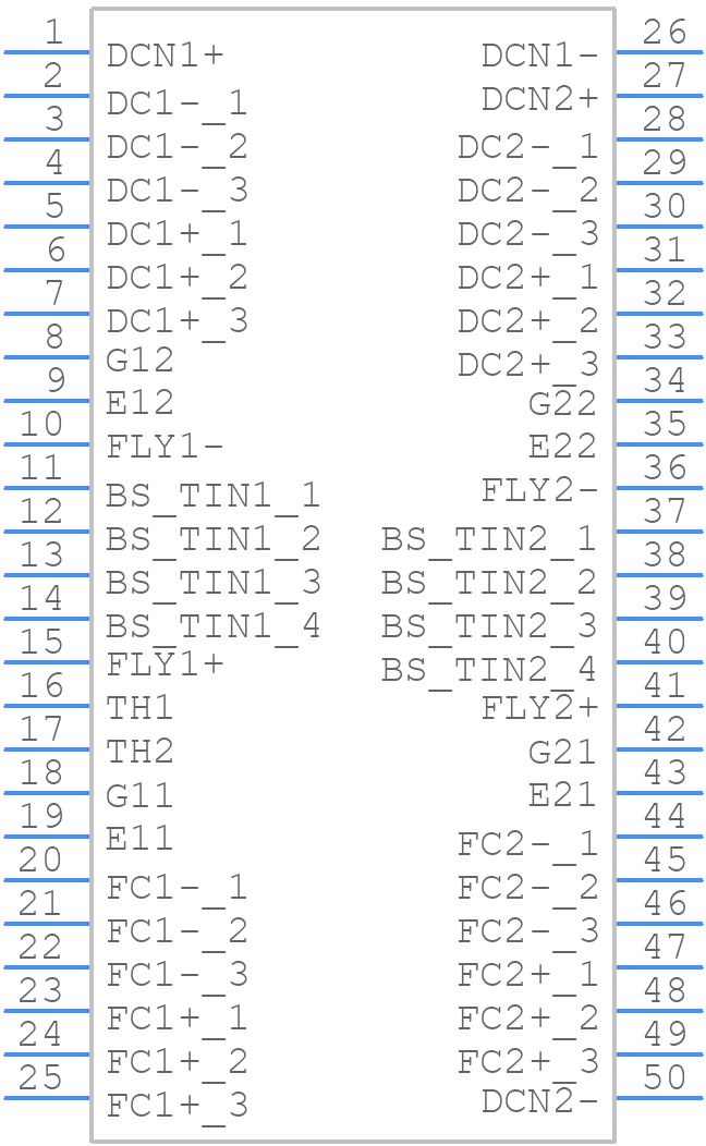 NXH500B100H7Q2F2SHG - onsemi - PCB symbol