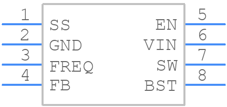 MP4562GJ - Monolithic Power Systems (MPS) - PCB symbol