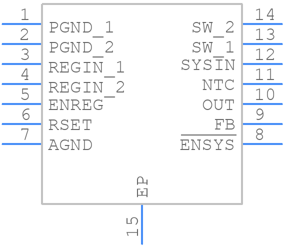 MP2110GQ - Monolithic Power Systems (MPS) - PCB symbol