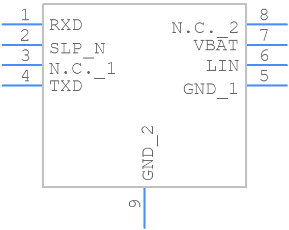 TJA1029TK - NXP - PCB symbol