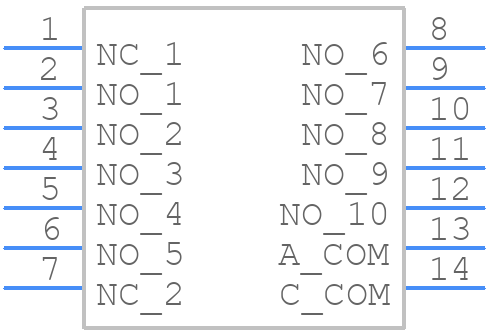 A20303RNCG - LITTELFUSE - PCB symbol
