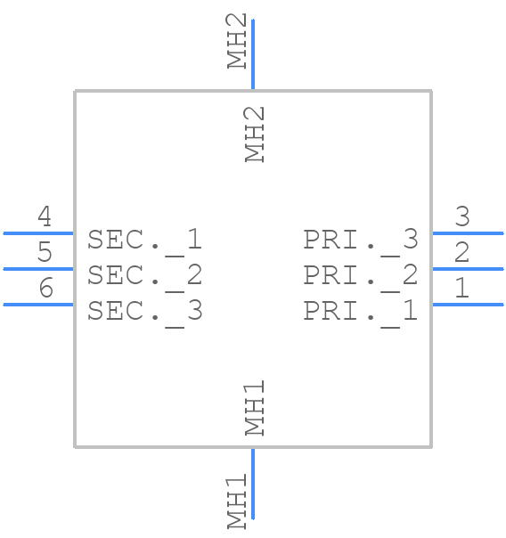 42TM114-RC - Xicon - PCB symbol