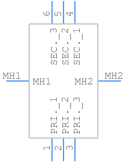 42TM011-RC - Xicon - PCB symbol