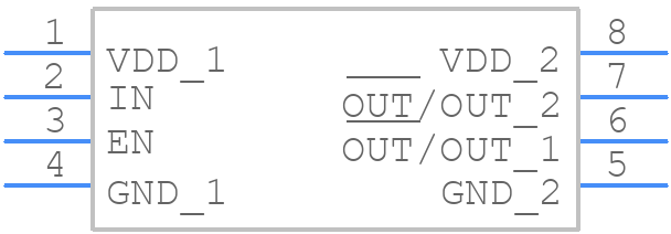 MCP14A0902T-E/MS - Microchip - PCB symbol