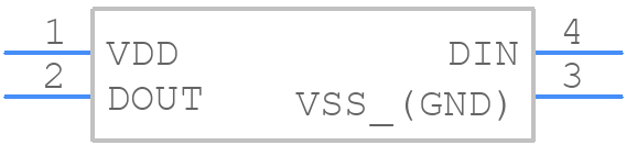5872054127F - Dialight - PCB symbol