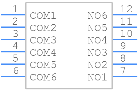 DHN-06-V-T/R - Diptronics - PCB symbol