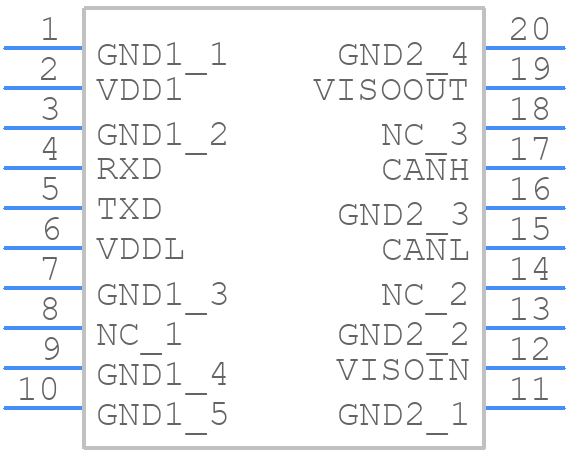 NSIP1042 - NOVOSENSE - PCB symbol