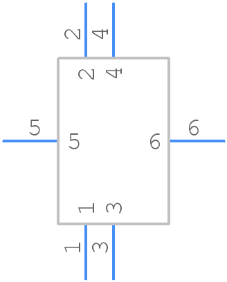 T1M-02-GF-DV-K - SAMTEC - PCB symbol