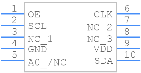 SIT5357AI-FQG33IT-200.000000 - SiTime - PCB symbol