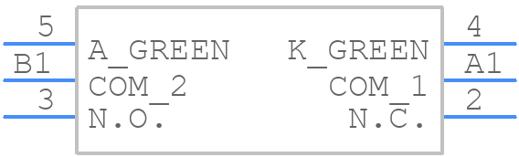 5501MGRYGRN - E-Switch - PCB symbol