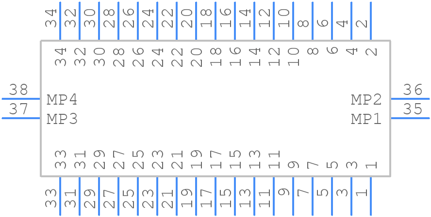 AXF5G3412A - Panasonic - PCB symbol
