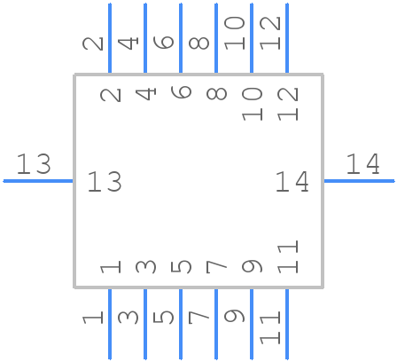 T1M-06-GF-DV - SAMTEC - PCB symbol