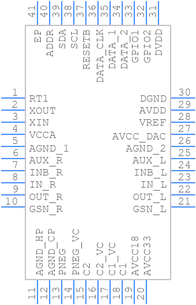 ES9219Q - ESS Technology - PCB symbol