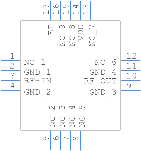 PMA3-5123+ - Mini-Circuits - PCB symbol