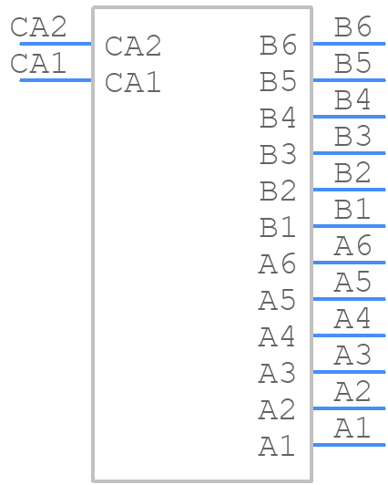 71BSF30-01B12S - Grayhill - PCB symbol