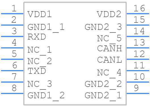 NSI1042C - NOVOSENSE - PCB symbol