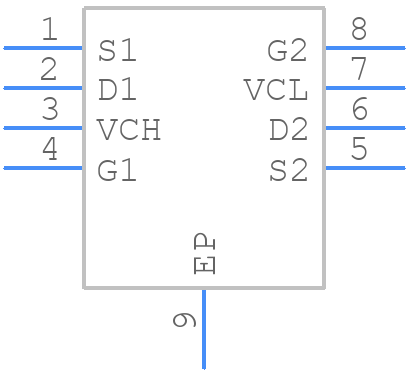 JFE2140DSGR - Texas Instruments - PCB symbol