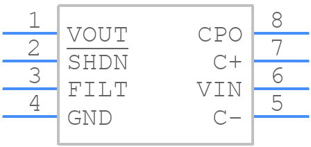LTC1682IMS8-3.3#PBF - Analog Devices - PCB symbol