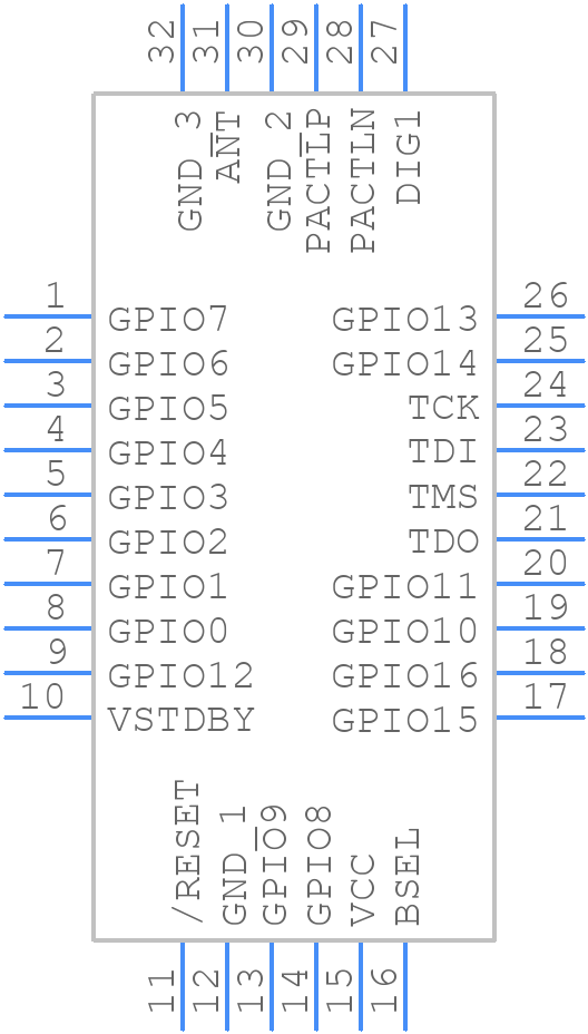ZWIR4512AC2WA - Renesas Electronics - PCB symbol