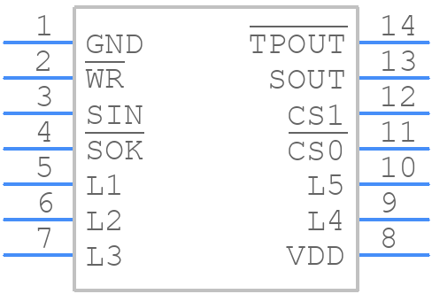 RTC-4553 - Epson Timing - PCB symbol