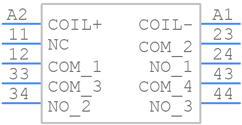 G7SA-3A1B - OMRON Electronics - PCB symbol