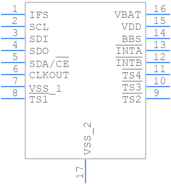 PCF2131TF - NXP - PCB symbol