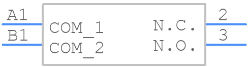 5501MBLKX - E-Switch - PCB symbol