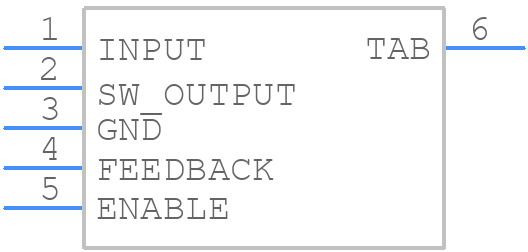 TS2576CM5 - Taiwan Semiconductor - PCB symbol