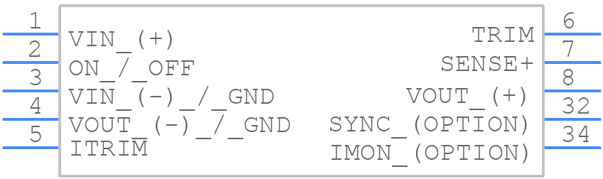 I7C4W012A050V-PF3-R - TDK Lambda - PCB symbol