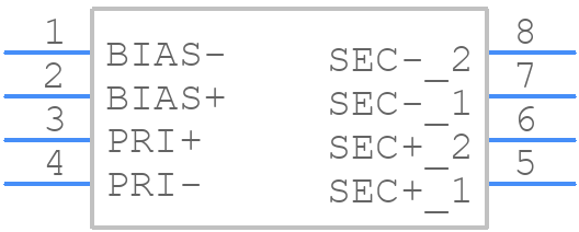 TGP7-S006EP10LF - Halo Electronics - PCB symbol