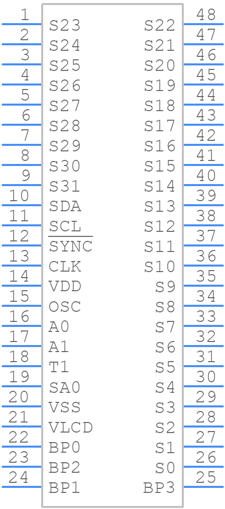 PCA85262ATT - NXP - PCB symbol