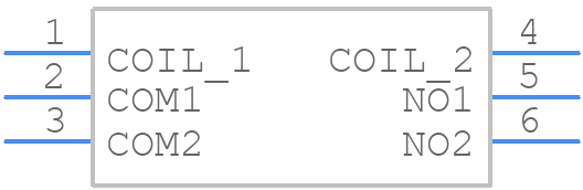 BE12-2A85-P - Meder - PCB symbol